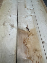 Wooden Picnic Table With Attached Benches