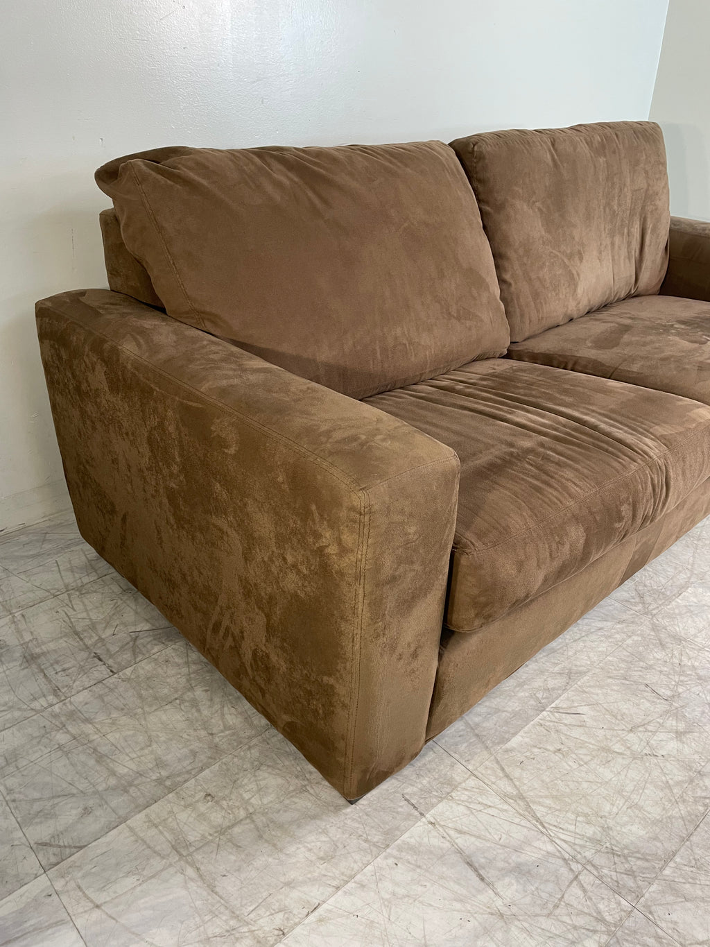 Brown Microfiber Sofa