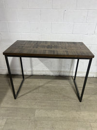 Modern Bar Table - Brown Wood / Metal Frame