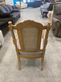 French Provincial - Style Cane Back Armchair