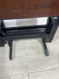 Antique Foldable Tray Table - Set of 4
