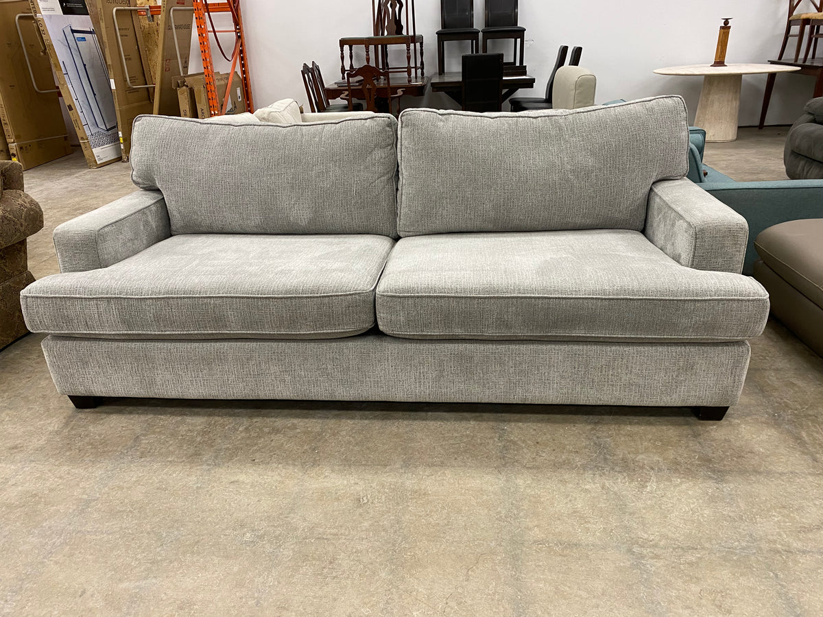 Modern Light Grey Chenille Fabric Sofa