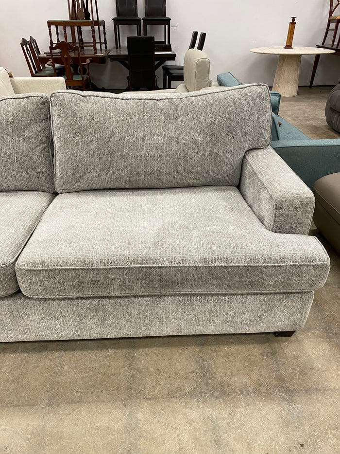 Modern Light Grey Chenille Fabric Sofa