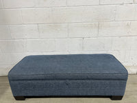 Blue Jean Ottoman
