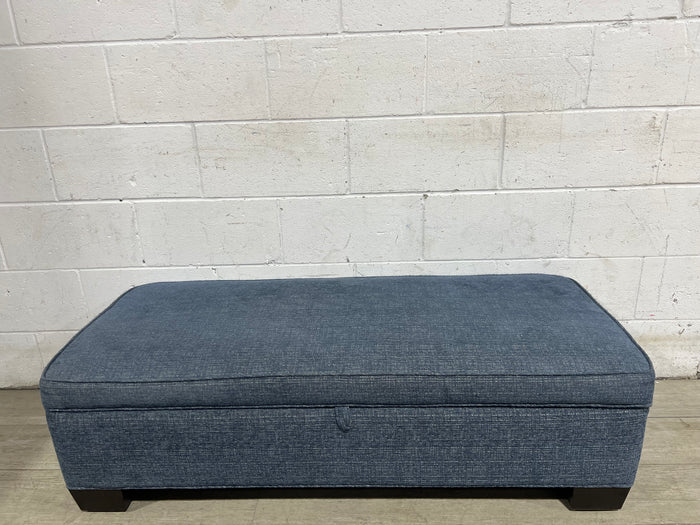 Blue Jean Ottoman