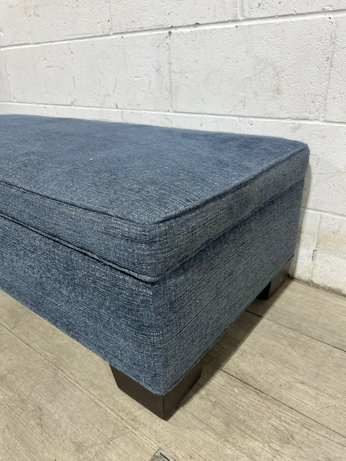 Blue Jean Ottoman