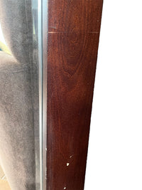 Dark Brown Framed Mirror