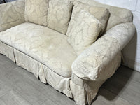 Cream Floral 3-Seater Sofa
