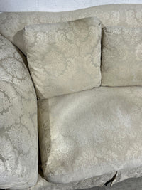 Cream Floral 3-Seater Sofa