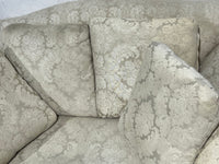 Cream Floral Loveseat