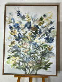 Blue Flowers By E. Brodsky