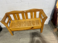 Pine Storage Bench