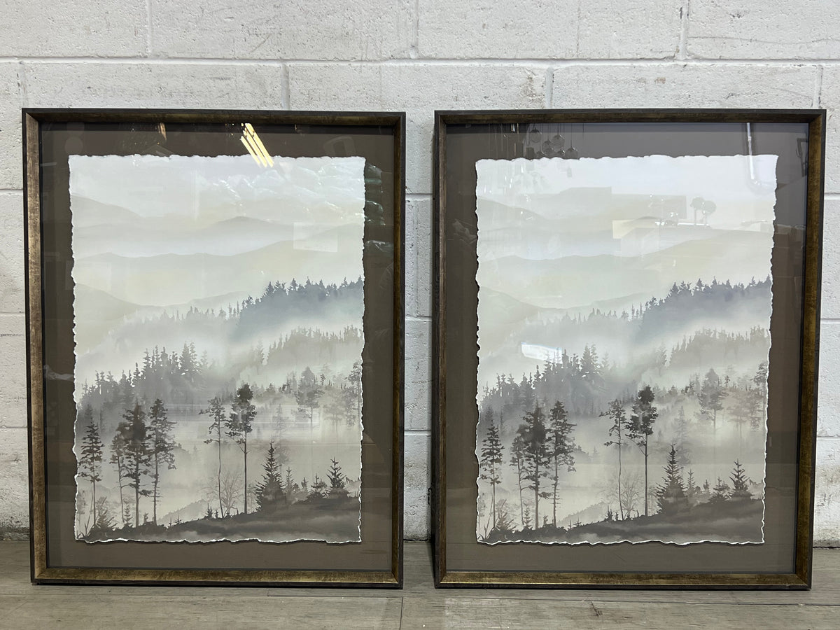 Misty Woods I & II - Set of 2