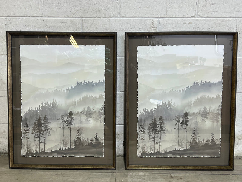 Misty Woods I & II - Set of 2