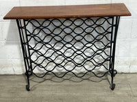 Wine Rack And Console Table