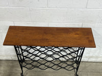 Wine Rack And Console Table