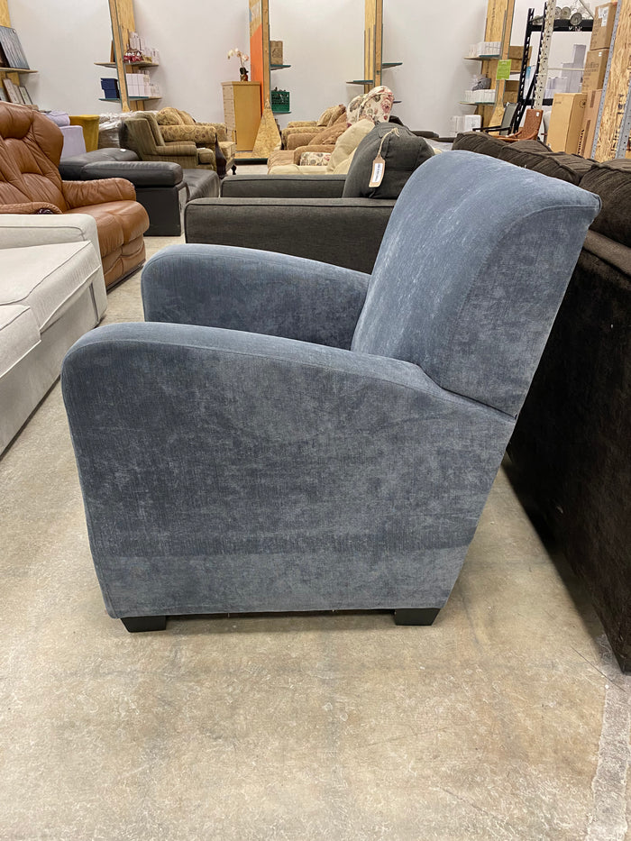 Slate Blue Club Chair