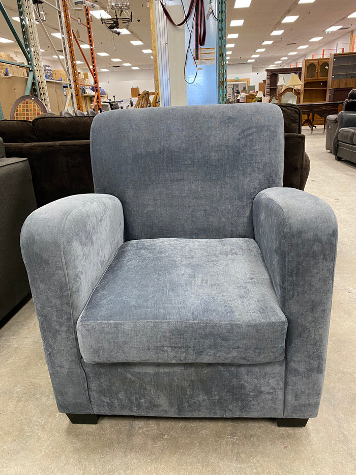 Slate Blue Club Chair
