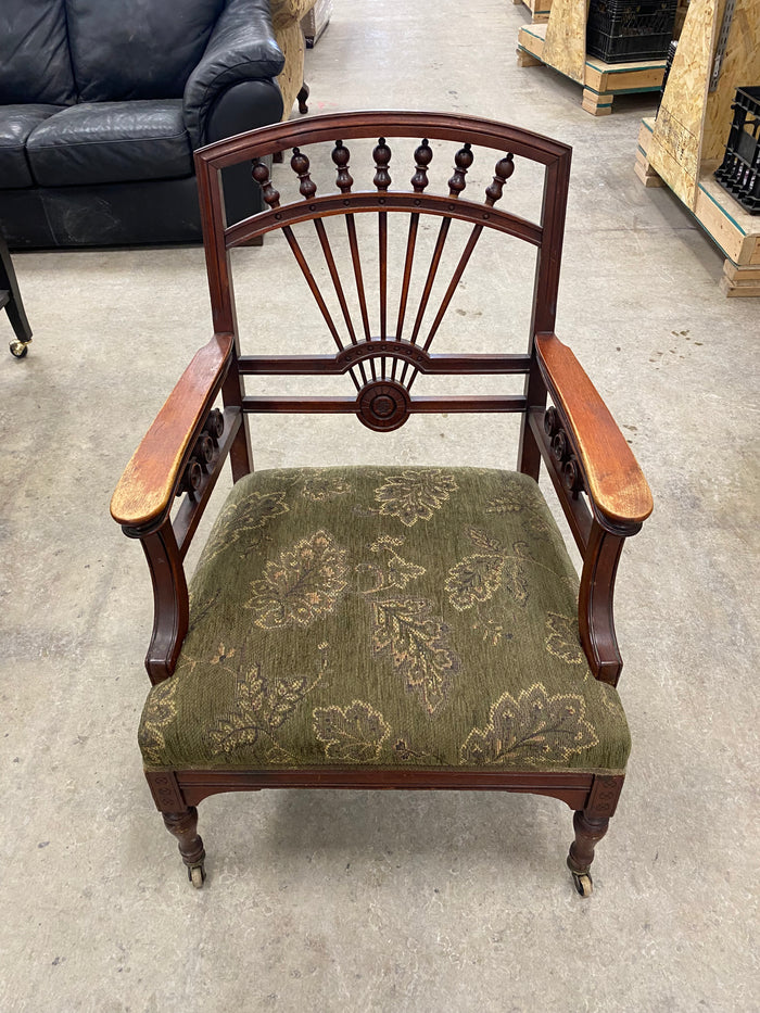Antique Edwardian Mahogany Armchair