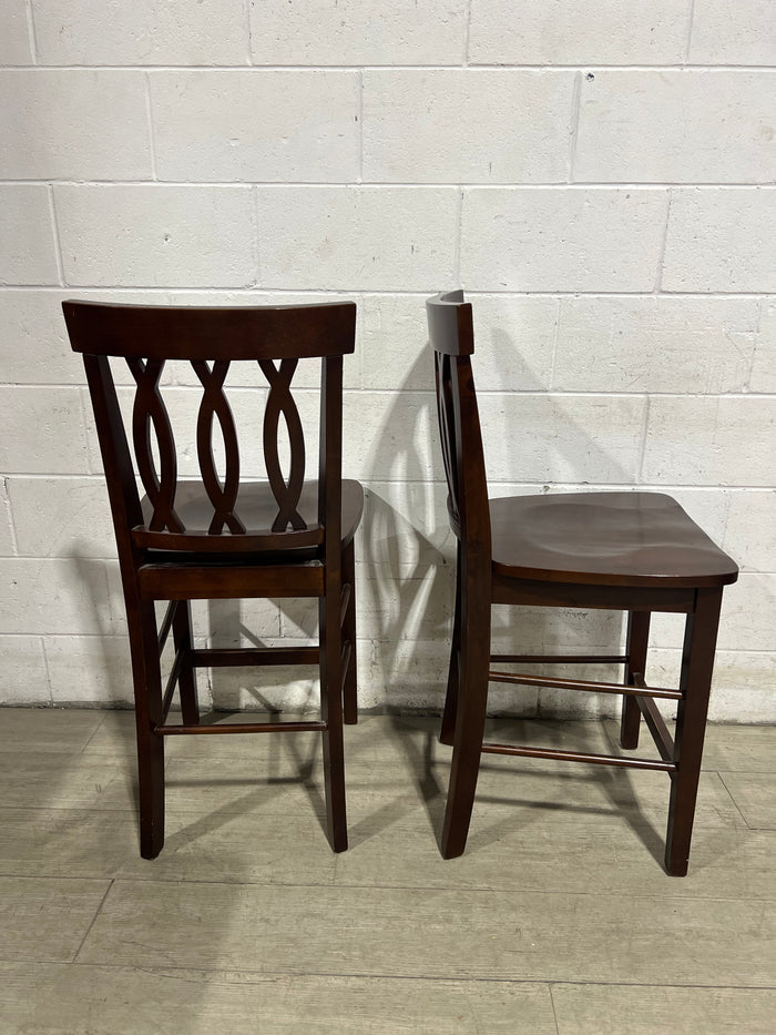 Olympus Wooden Bar Chairs - Set of 4