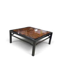 Coffee Table in Burled Wood Top