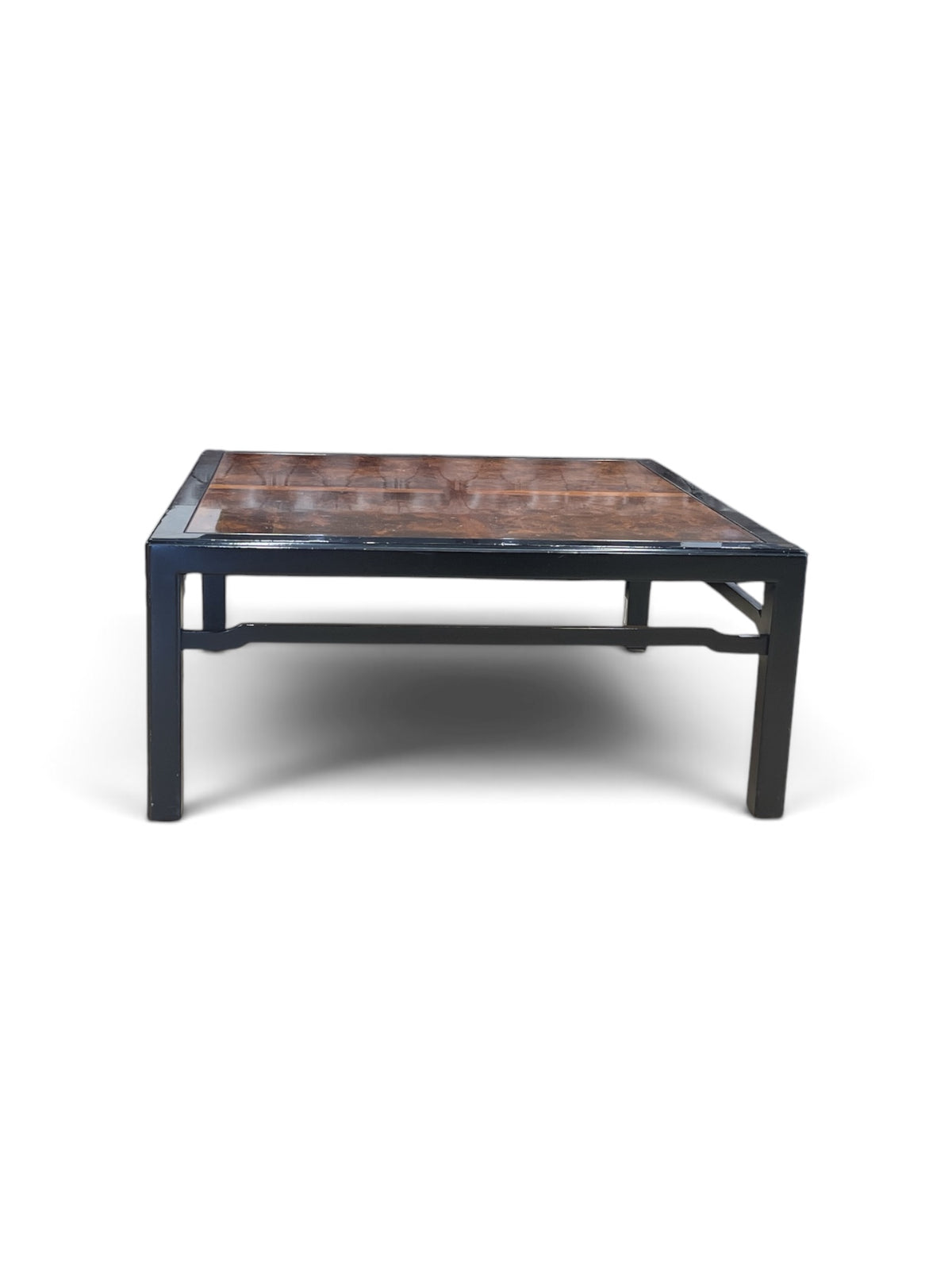 Coffee Table in Burled Wood Top