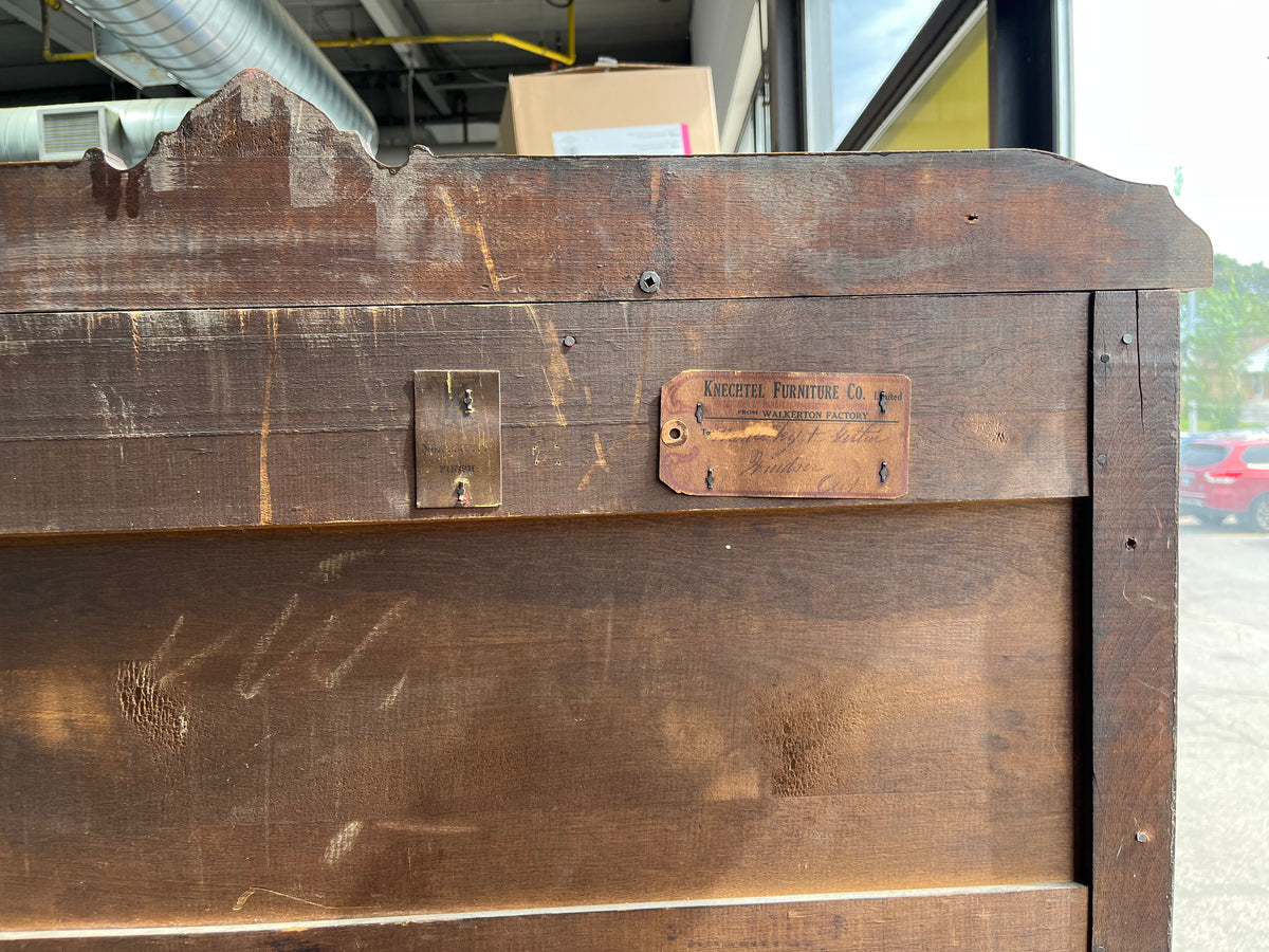 Knechtel Furniture Display Cabinet with Glass Front Doors and Lower Drawer