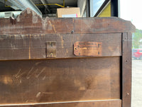 Knechtel Furniture Display Cabinet with Glass Front Doors and Lower Drawer