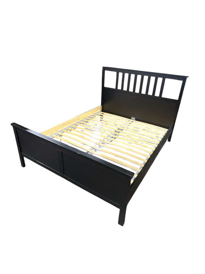 IKEA Hemnes Queen Size Bedframe - Black/Brown