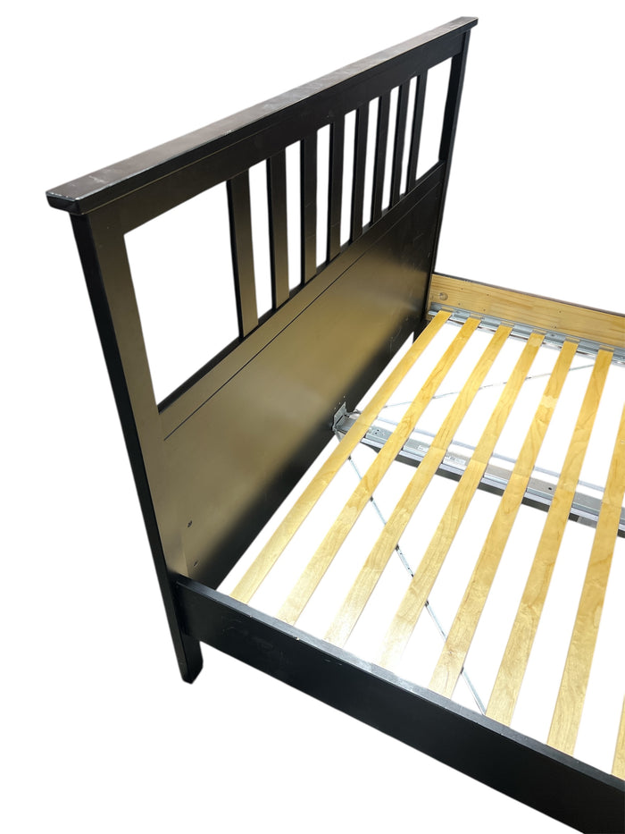 IKEA Hemnes Queen Size Bedframe - Black/Brown