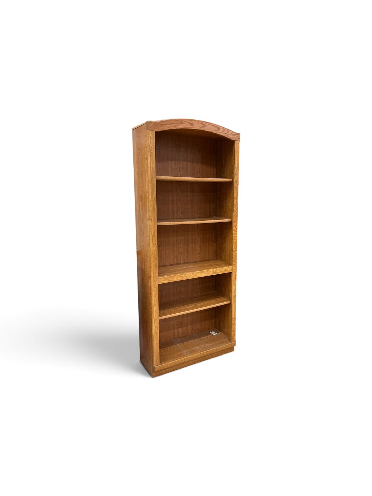 5 Shelf Tall & Slim Wooden Bookshelf
