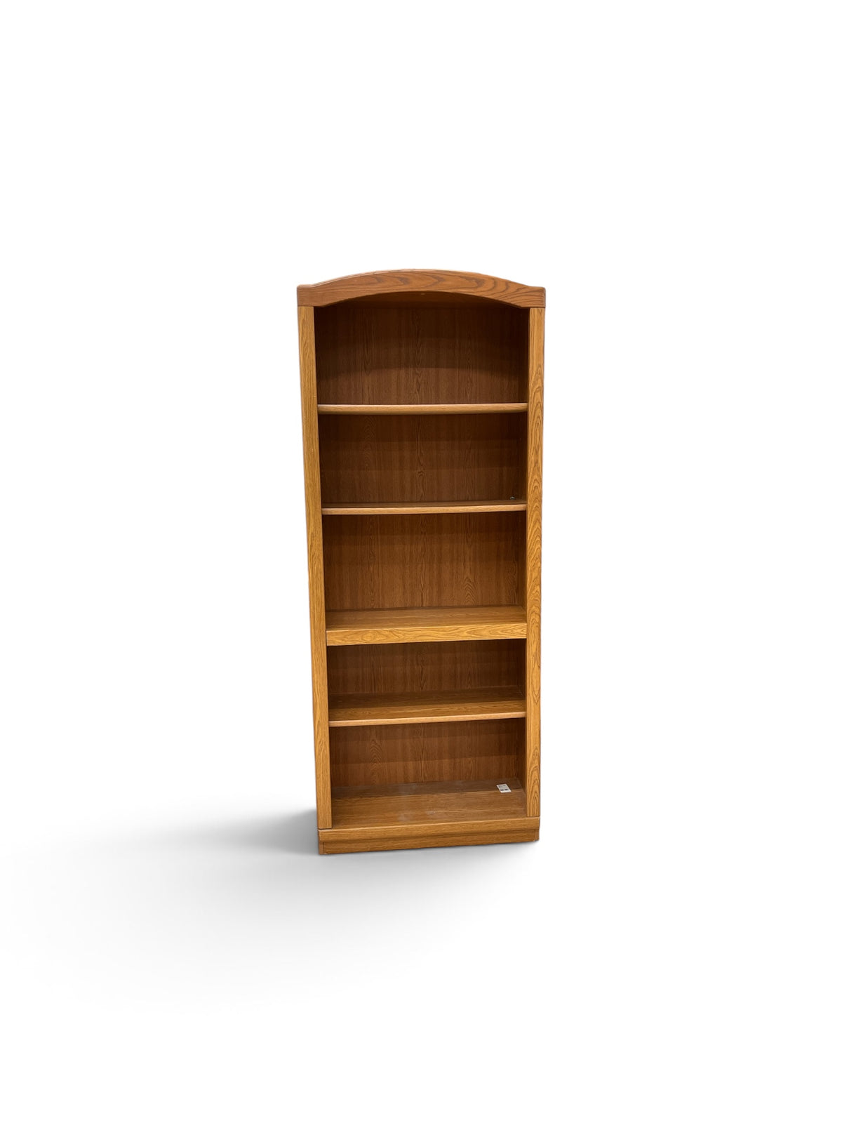 5 Shelf Tall & Slim Wooden Bookshelf