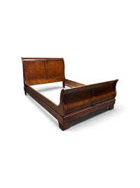 Traditional Wooden Sleigh Queen Sized Bed Frame