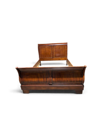 Traditional Wooden Sleigh Queen Sized Bed Frame