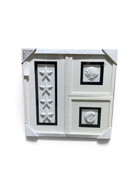 Modern Coastal 3 Piece Framed Wall Art Set