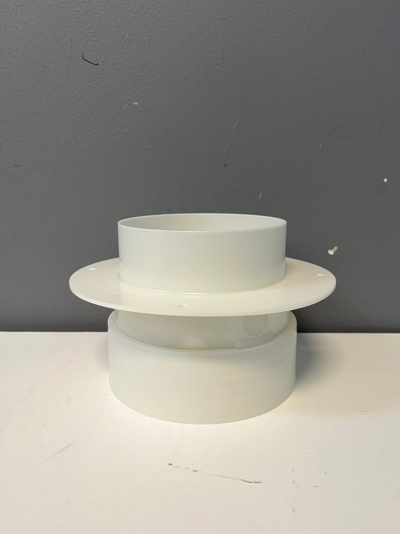4" Dryer Vent Duct to Wall Connector