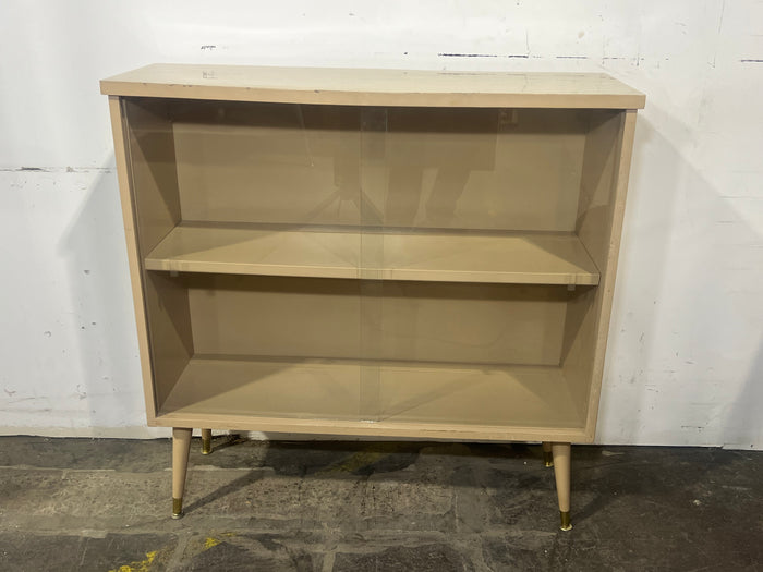Mid Century Cabinet With Glass Front