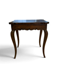 Wood Accent Table with Decorative Tabletop