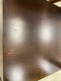 1 Drawer Espresso Contemporary Style Glass Inlay End Table