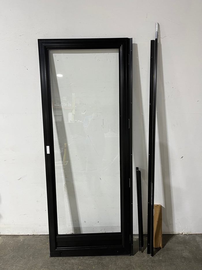 30" x 78" Aluminum Storm Door Black