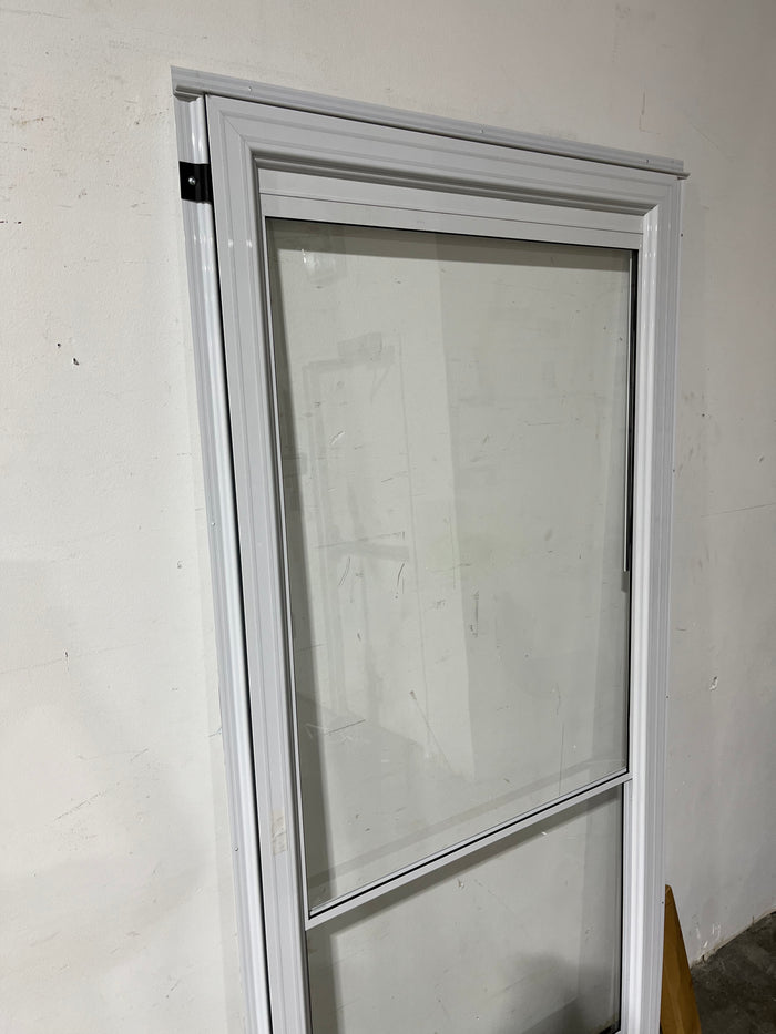 36" x 80" Aluminum Storm Door White