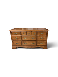 Traditional Wood 9 Drawer Dresser