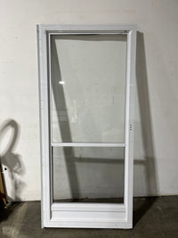 34" x 79" Aluminum Storm Door White