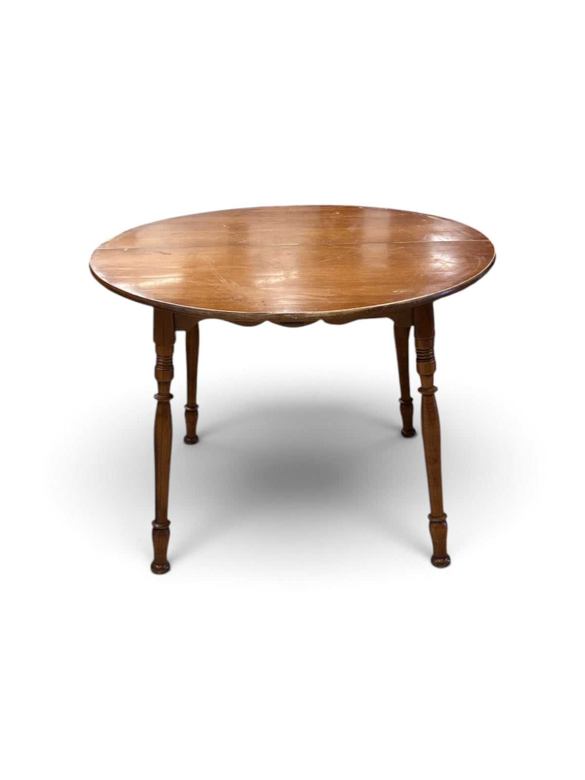 Vintage Round Wooden Dining Table