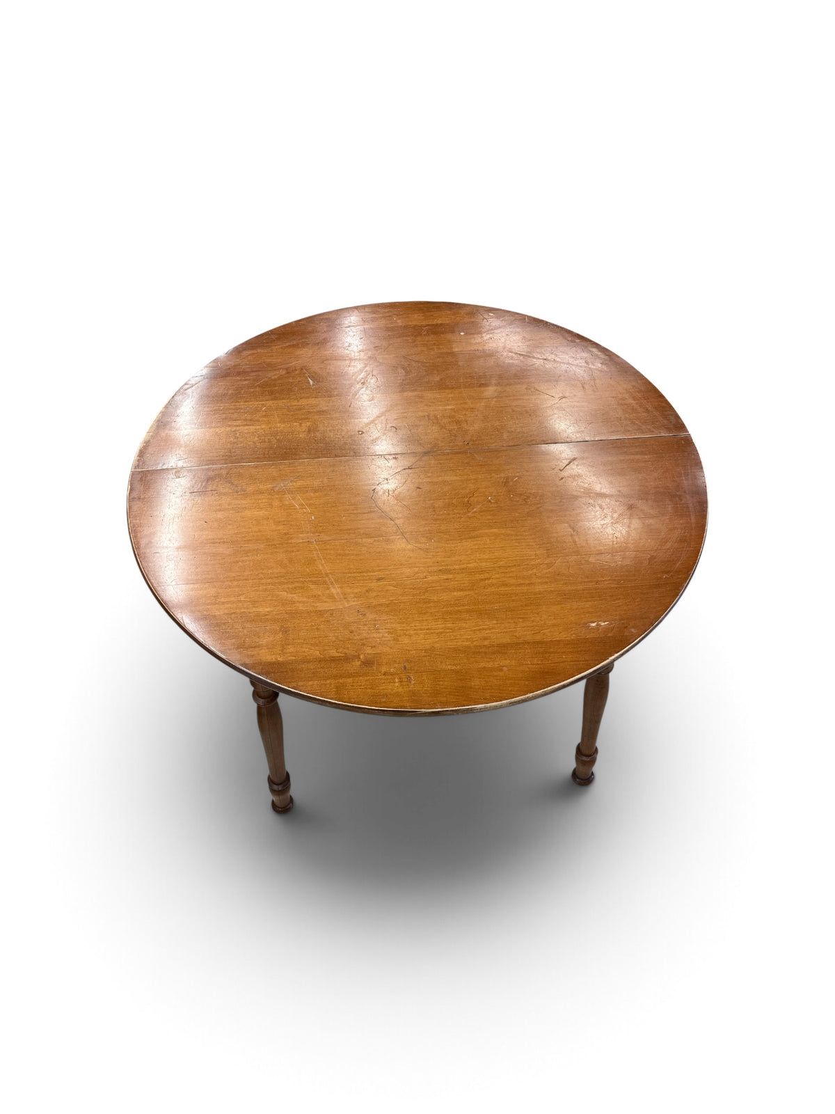 Vintage Round Wooden Dining Table