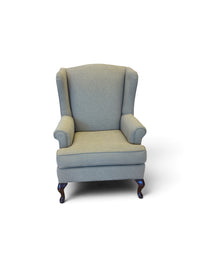 Classic Sage Green Wing Back Accent Chair