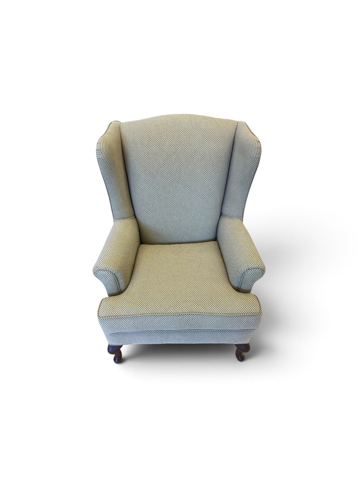 Classic Sage Green Wing Back Accent Chair