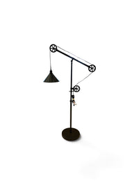 Warren Pulley Task Floor Lamp