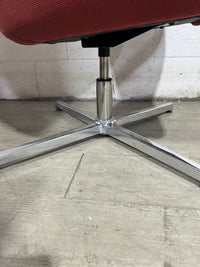 Merlot Red Swivel Chair