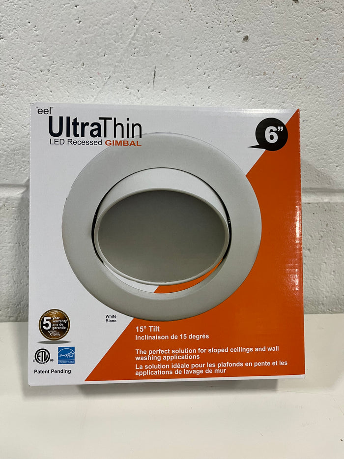 6" UltraThin LED Recessed GIMBAL(White/100529)